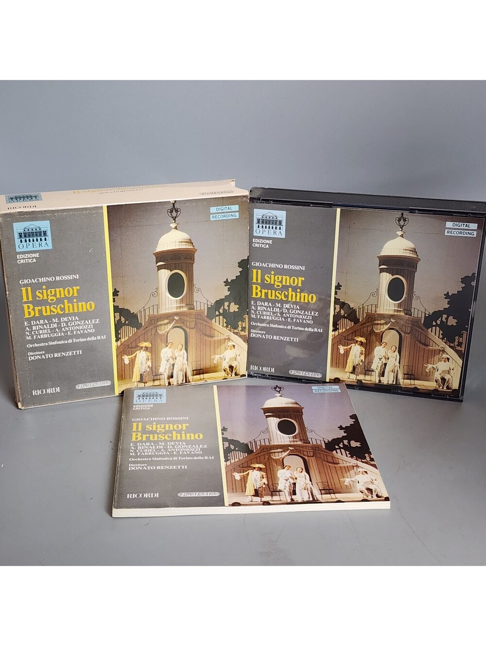 Gioachino Rossini - Il signor Bruschino CD Box Set RFCD 2002 Ricordi Fonit Cetra
